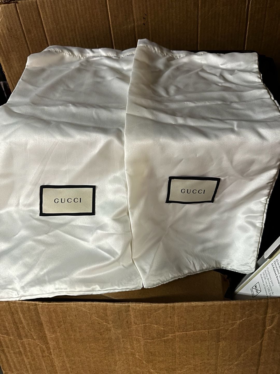 Gucci Empty Gift Storage Shoe Box W Dust Bag Brand New Authentic